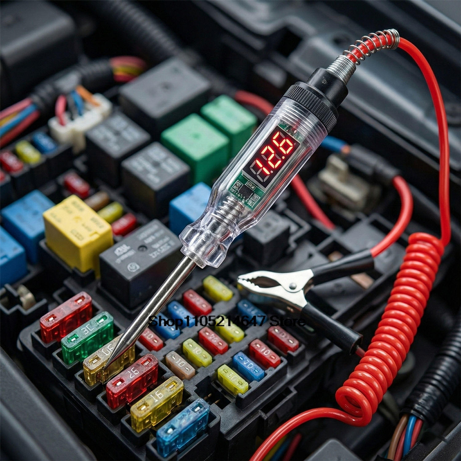 Car Truck Voltage Circuit Tester Auto Car Diagnostic Probe Test Pen Light Bulb E