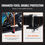 Thumbnail: SKYSHALO Steel Motorcycle Hitch Carrier, 600 LBS Capacity, Includes Ramp, R..