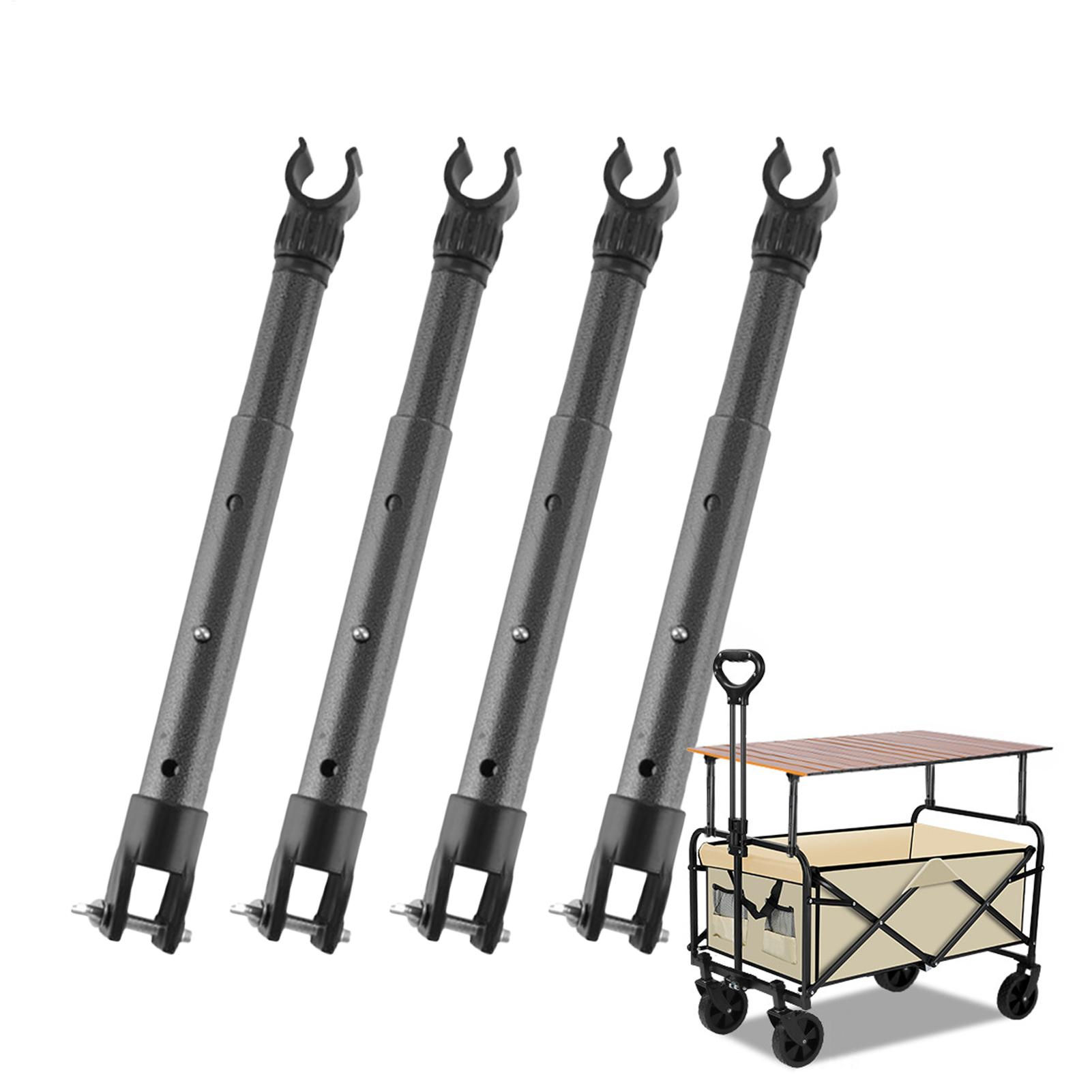 Camp Car Lifting Rod Folding Table Legs Camping Cart Desktop Lift Pole Adjustabl