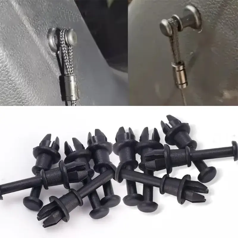 Thumbnail: 8/2Pcs Boot Trunk Parcel Shelf Strap String Clips Tray String Hanger Pivot Hook