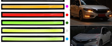 Thumbnail: 6/2pcs 17CM DRL Strip LED Daytime Running Lights for Car Green Blue Pink Day Lig