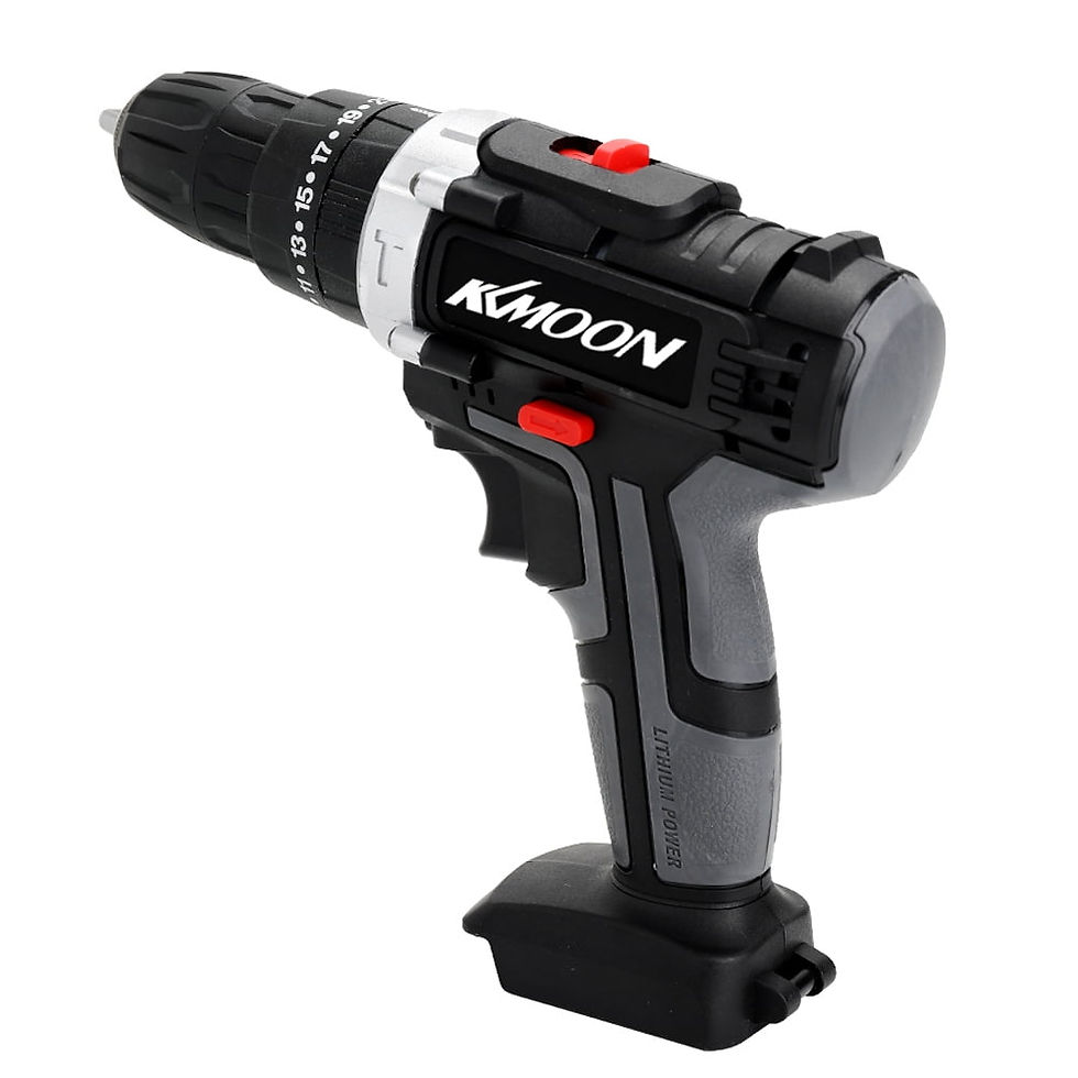 Thumbnail: 21V Multifunctional Impact Electric Cordless Drill Screwdriver, 3 in 1 High..