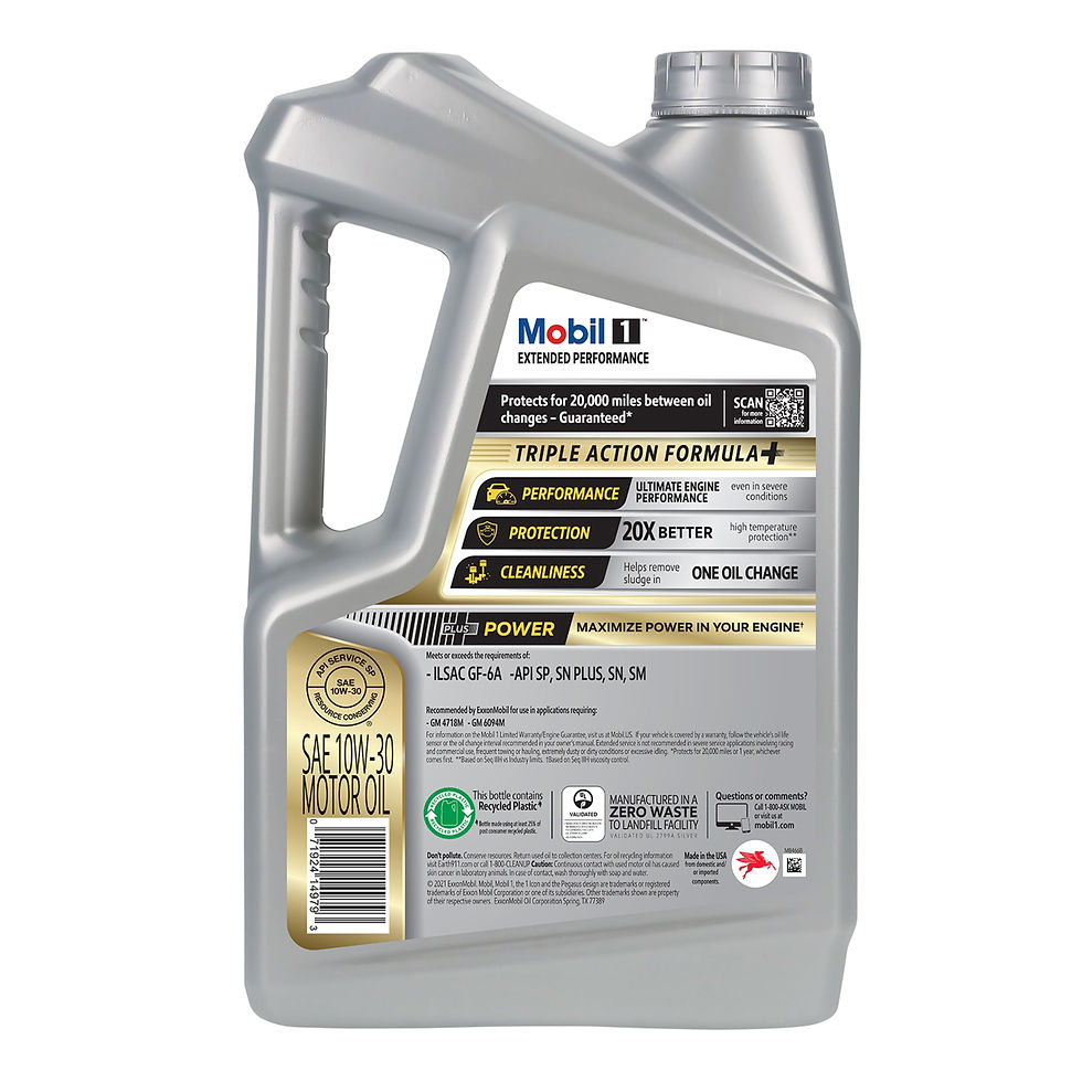 Thumbnail: Mobil 1 Extended Performance Full Synthetic Motor Oil 10W-30, 5 Quart