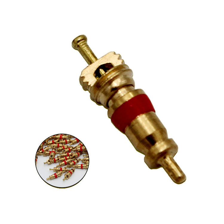 Thumbnail: Copper Tire Valve Core Removal Tools Kit Valve Core Wrench Screw Driver with Zin