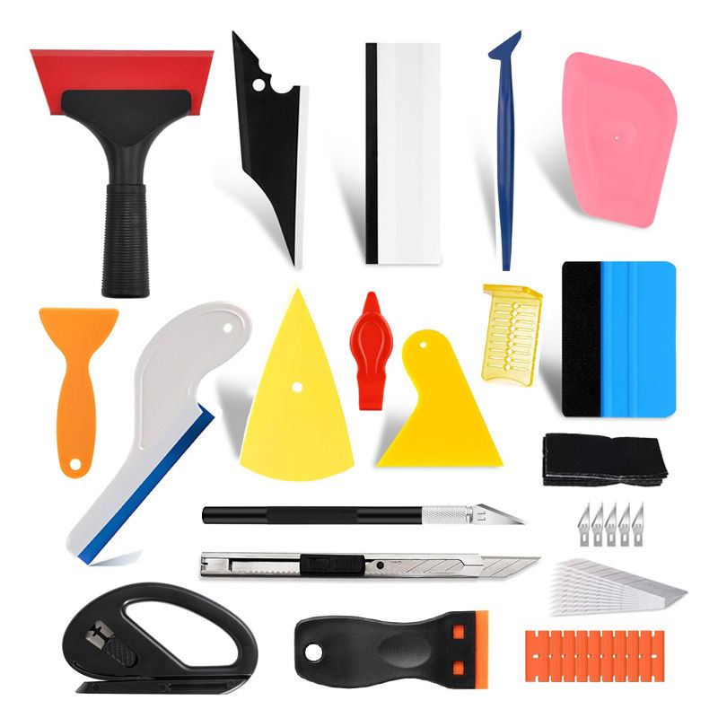 Car Window Film Tinting Tools Professional Vinyl Wrap Installation Kit with Sque