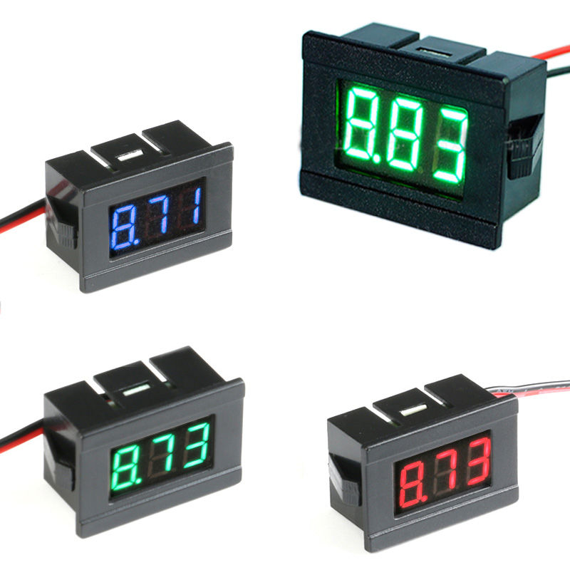 0.36in DC4.5V-30V Car Boat Motorcycle Digital Voltmeter LED Display Volt Voltage