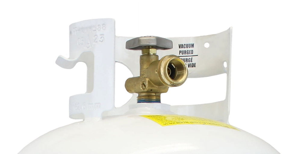 Thumbnail: Flame King Empty Steel Propane Tank, LP Cylinder with Type1 OPD Valve, 40 l..