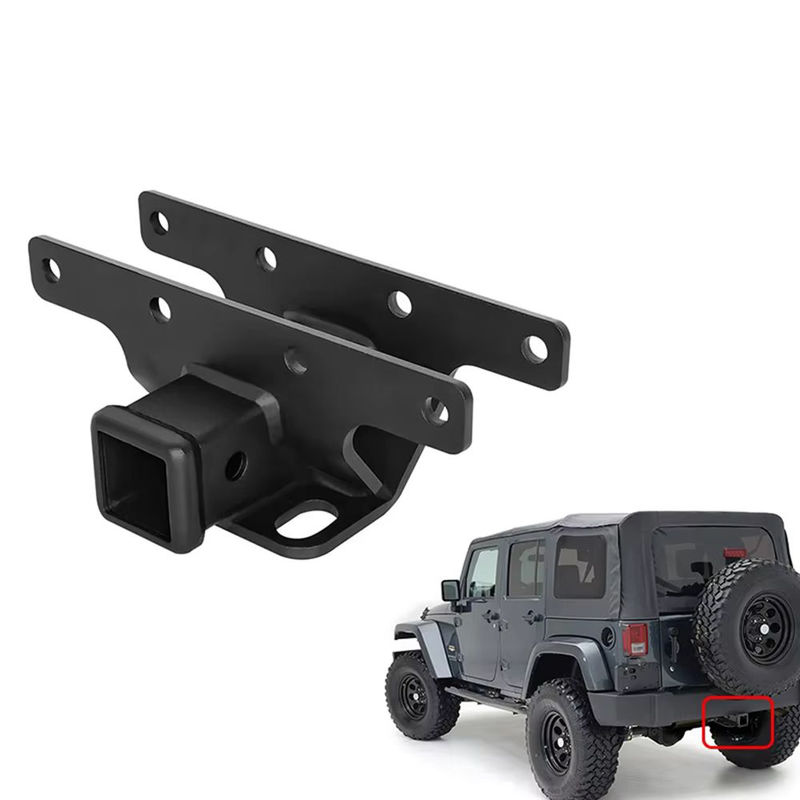 Thumbnail: Rear Towing Trailer Hitch Receiver 2inch Steel Tow Connector Accessories 4 Door