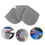Thumbnail: 2pcs/6pcs Soft Microfiber Car Wax Applicator Mitts Polishing Sponge Wax Foam App