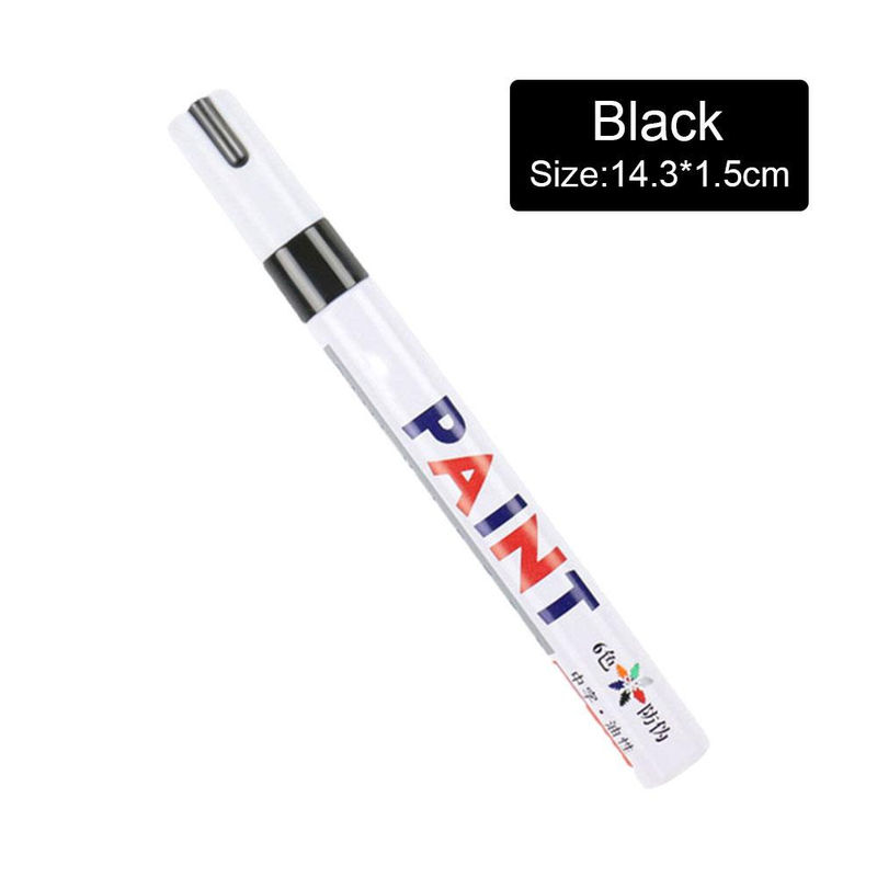 Thumbnail: 3pcs White Paint Pen Paint Markers Waterproof Car Tyre Oil-Based Paint Pen Set Q