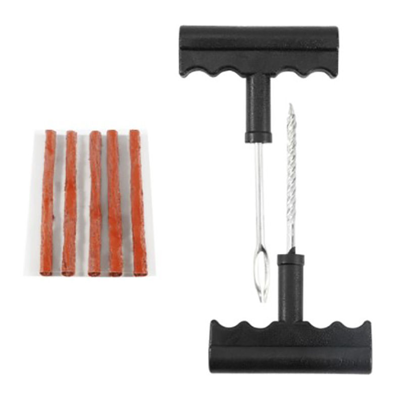 Thumbnail: Tyre Repairing Patch Tool Kit Studding Puncture Plug Garage Car Truck Motorcycle