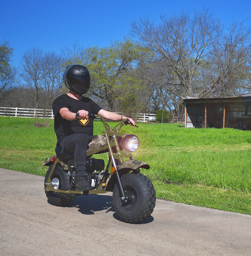 Thumbnail: Massimo MB200 Minibike 6.5HP 196cc Gas Powered - Camo