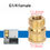 Thumbnail: High Pressure Washer Adapter 1/4" Quick Connector Quick Release Fitting Power Wa