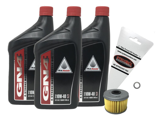 Cyclemax Oil Change Kit for 1992-1997 HONDA TRX300 FOURTRAX 300