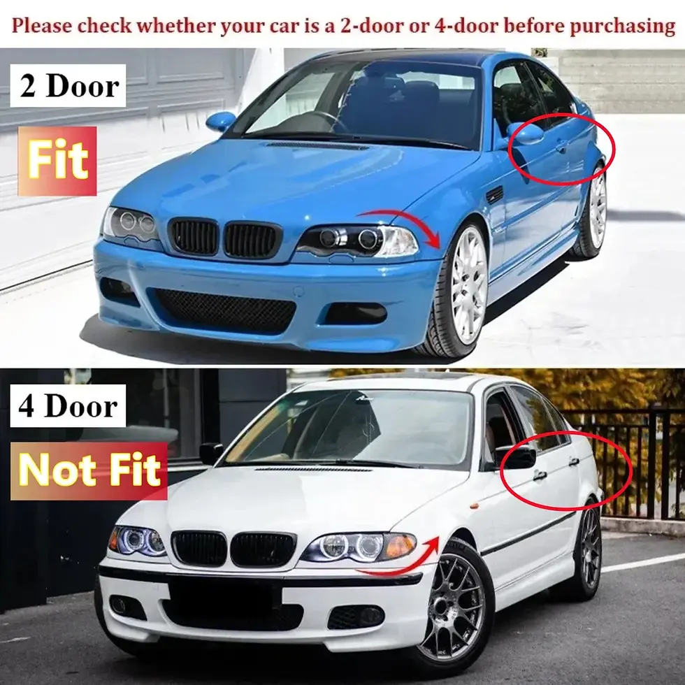 Thumbnail: For BMW 3 Series E46 Coupe 2-Door 1998-2001 For M3 01-06 Front Bumper Kidney Gri