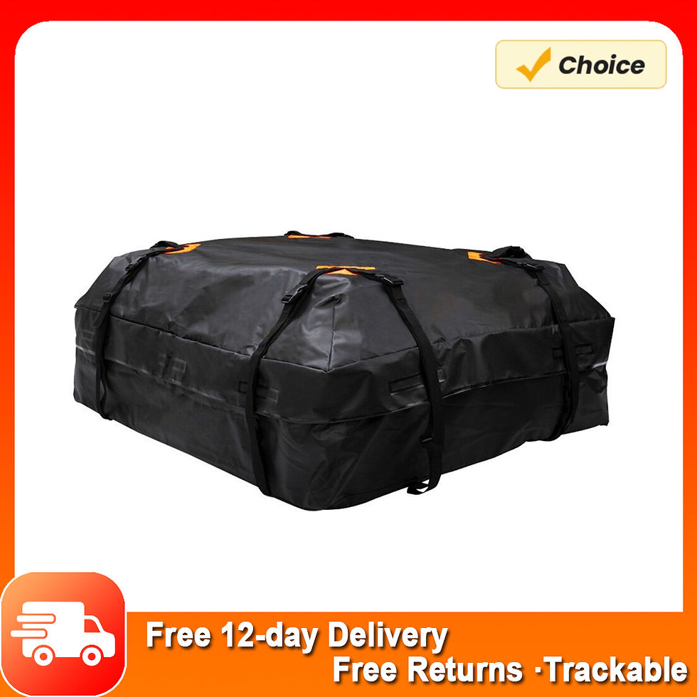Thumbnail: Waterproof Cargo Bag Car Roof Cargo Carrier Universal Luggage Bag Storage Cube B
