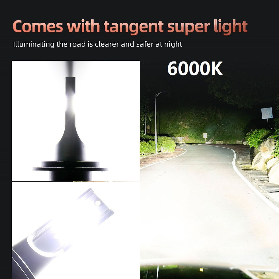 Thumbnail: 2Pcs H4 H7 H11 H10 LED Car Headlight Bulbs 3000K 6000K PSX24W 9005 HB3 9006 HB4
