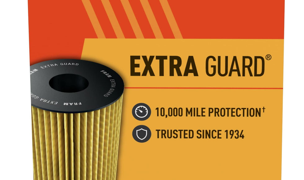 Thumbnail: FRAM Extra Guard Filter CH12246, 10K mile Change Interval Oil Filter Fits s..