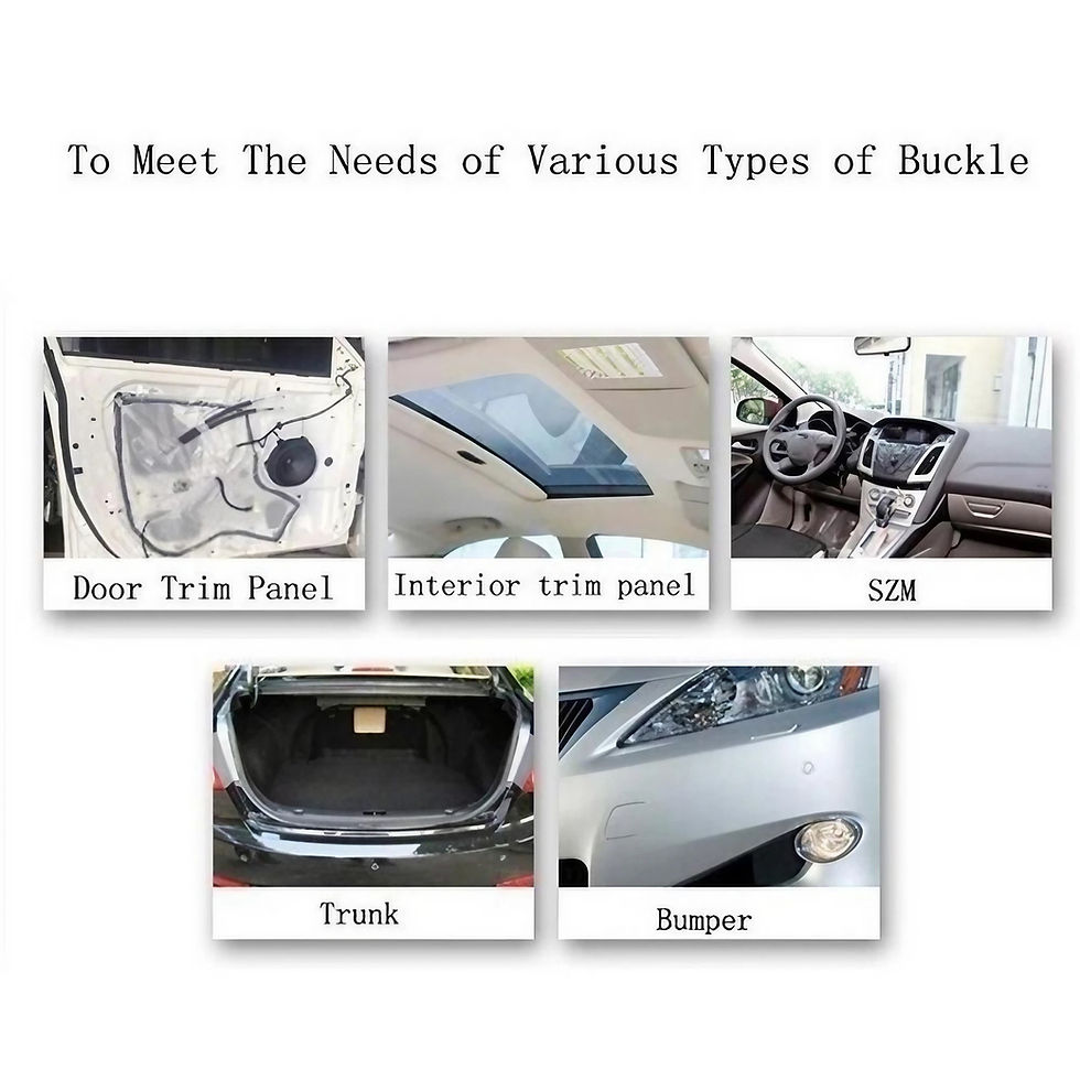Thumbnail: Universal Plastic Car Rivet Clips Rivet Retaining Clips Car Trim Clips Nylon Pla