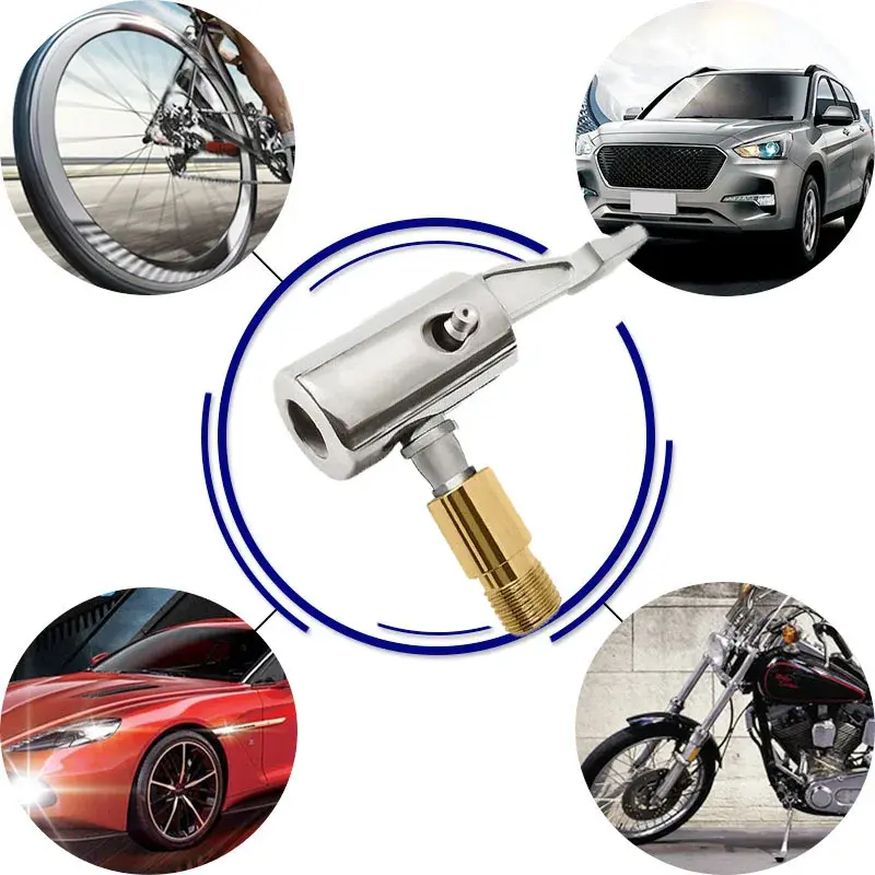 Thumbnail: Portable Inflatable Pump for Car Tire Air Chuck Compressor Tire Inflator Tire Ch