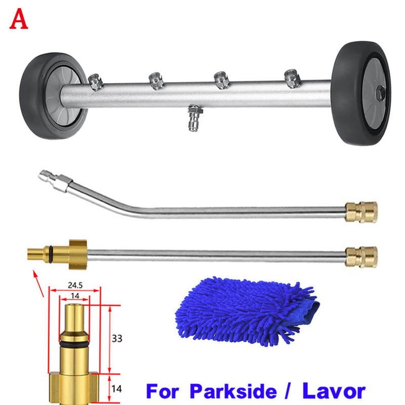 Thumbnail: Undercarriage Cleaner Water Broom Car Chassis Wash For Karcher/Parkside/Black De