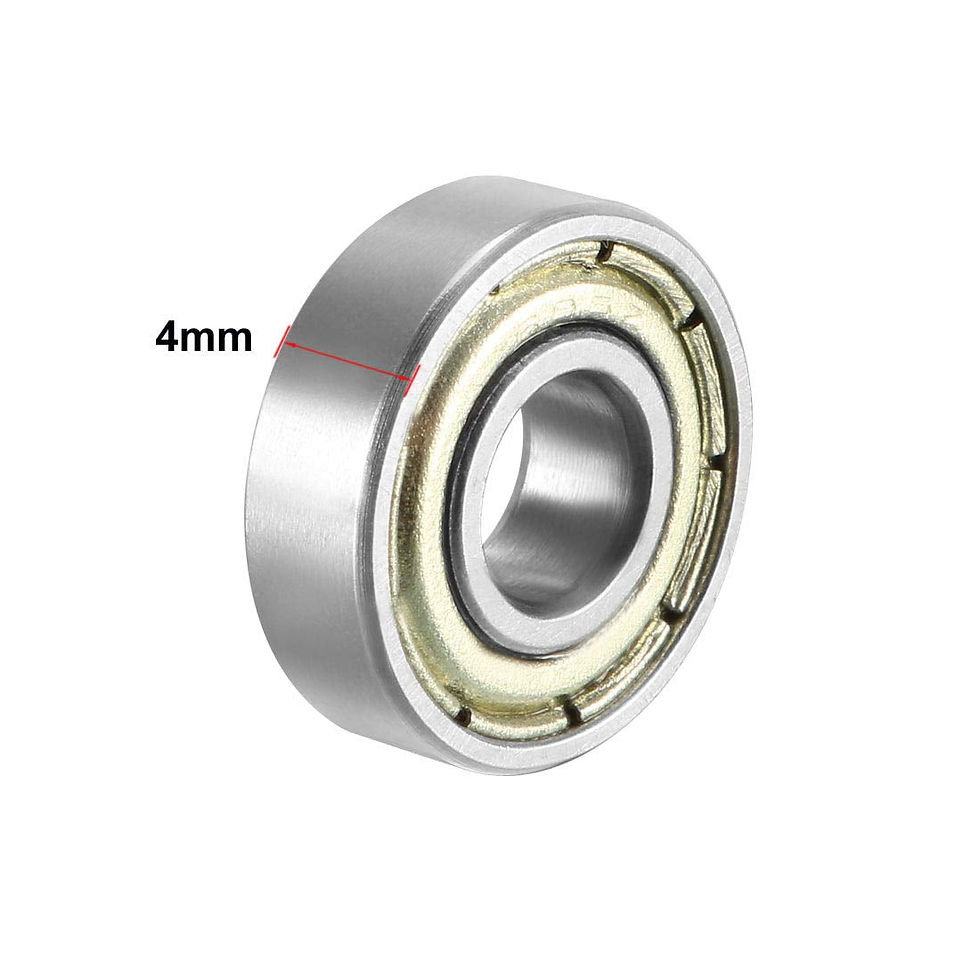 Thumbnail: Deep Groove Ball Bearing 695Z Double Shield, 5mm x 13mm x 4mm Carbon Steel ..