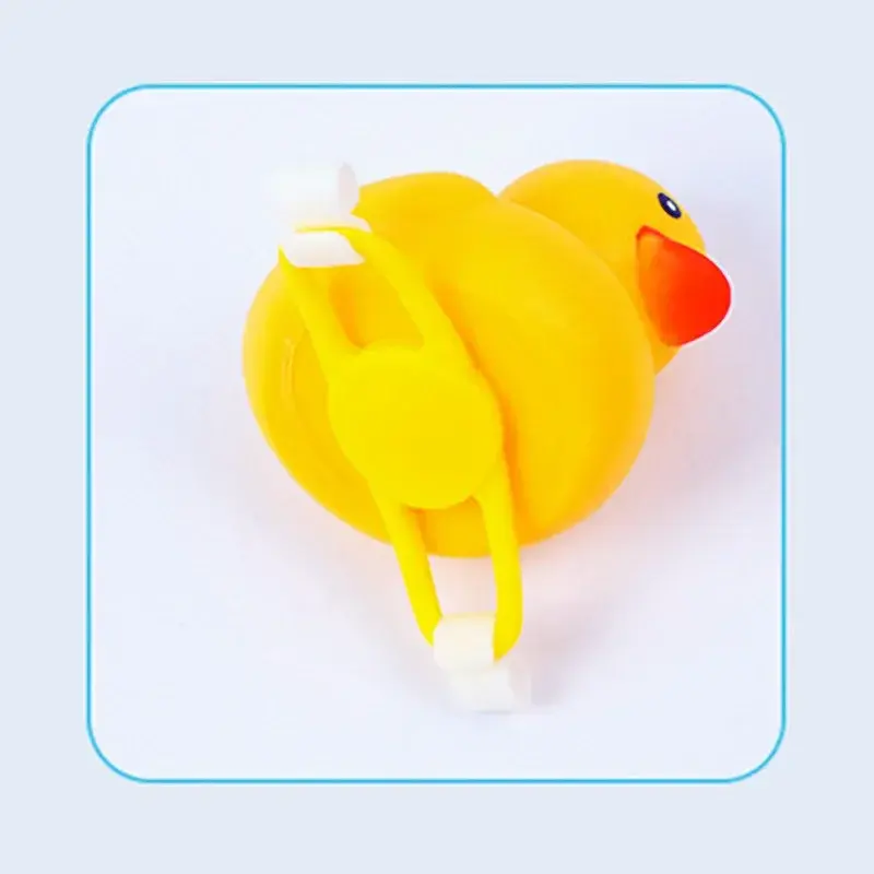 Thumbnail: Car Bicycle ornament Small Yellow Duck Airscrew Helmet Duck Ducky Bicycle Wind M