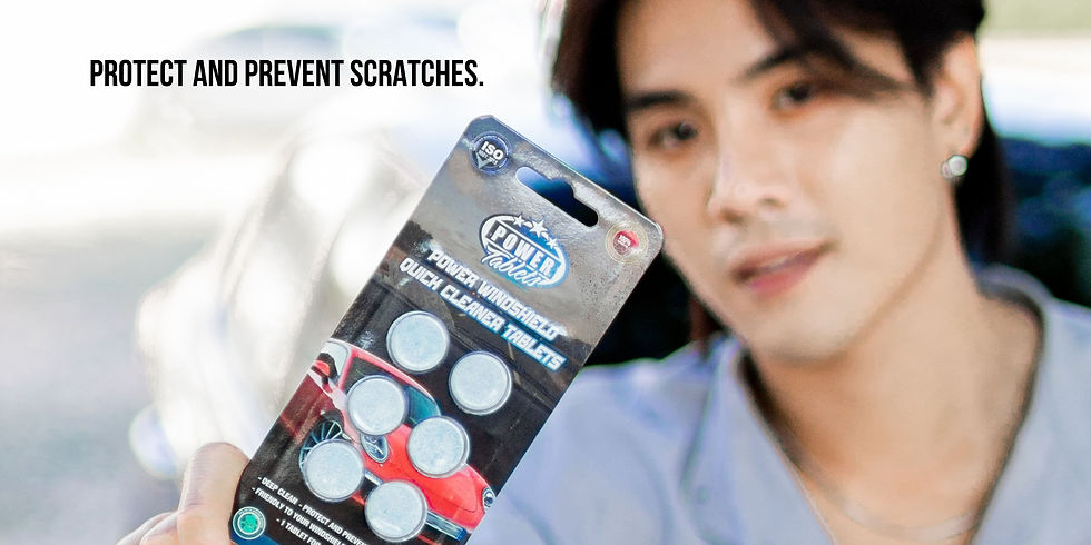 Thumbnail: 6 gallons of "POWER TABLETS" windshield washer solution tablets and Glass, ..
