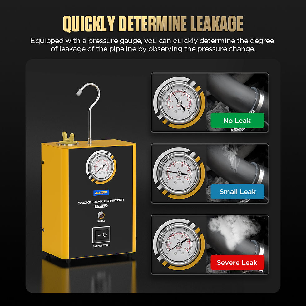 Thumbnail: AUTOOL SDT60 Car Smoke Leak Detector Pipe Leak Locator 12V Automotive EVAP Leaka