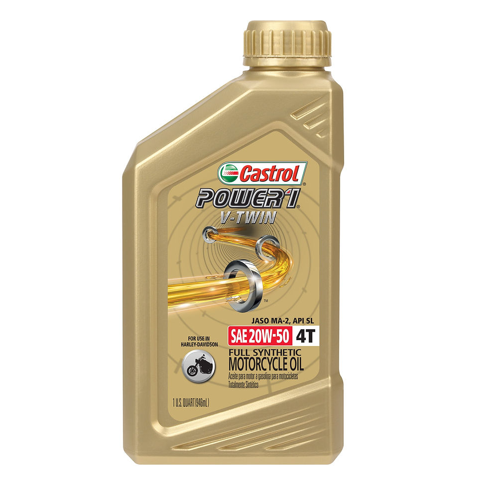 Castrol Power1 V-Twin 4T 20W-50 Full Synthetic Motorcycle Oil, 1 Qt Bottle