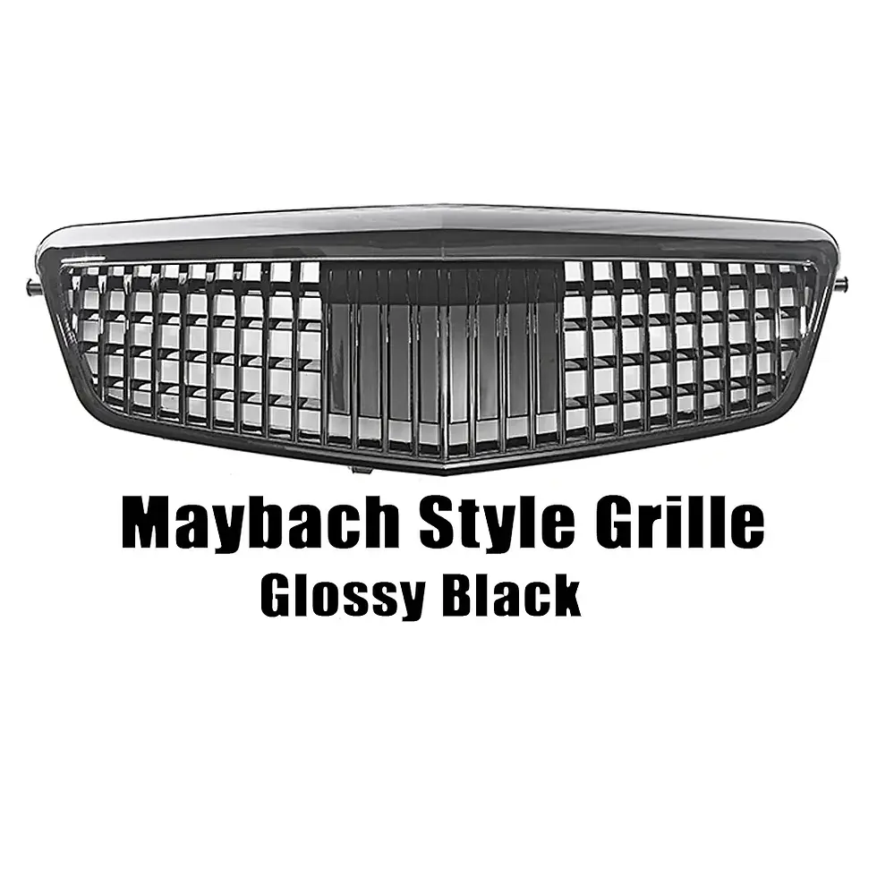 Thumbnail: XVIP Chrome Black Diamonds Style Front Racing Grille For Mercedes Benz E-Class W