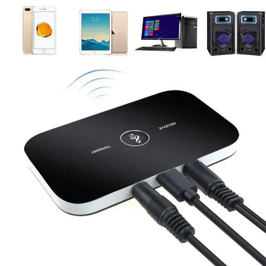 Thumbnail: Bluetooth 5.0 Audio Transmitter Receiver Stereo 3.5mm AUX Jack RCA USB Dongle Mu
