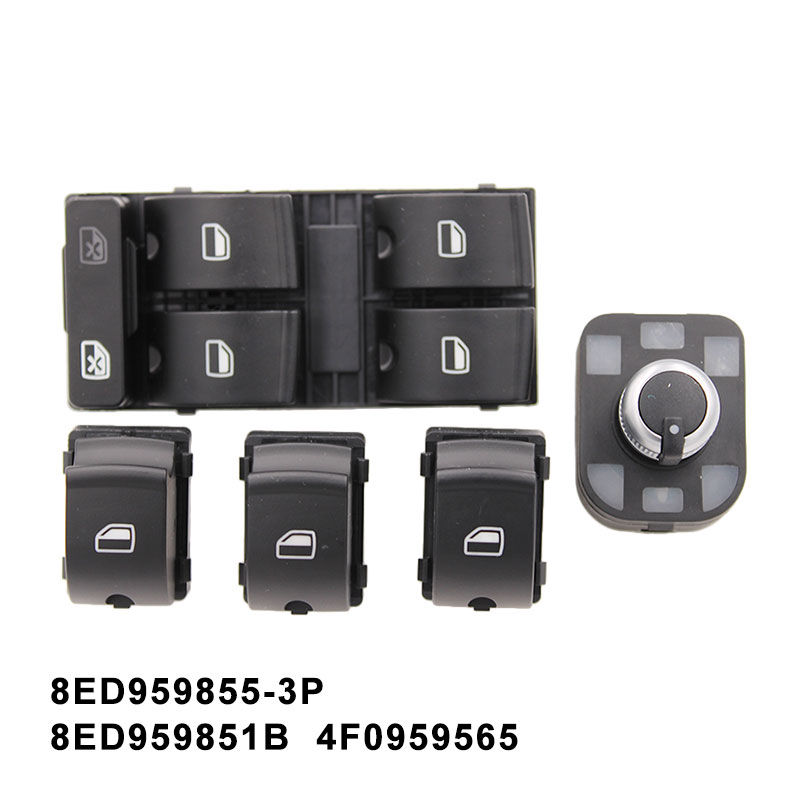Thumbnail: Electric Power Master Window Switch Button 8ED959855 8E0959851 For Audi A4 S4 B6