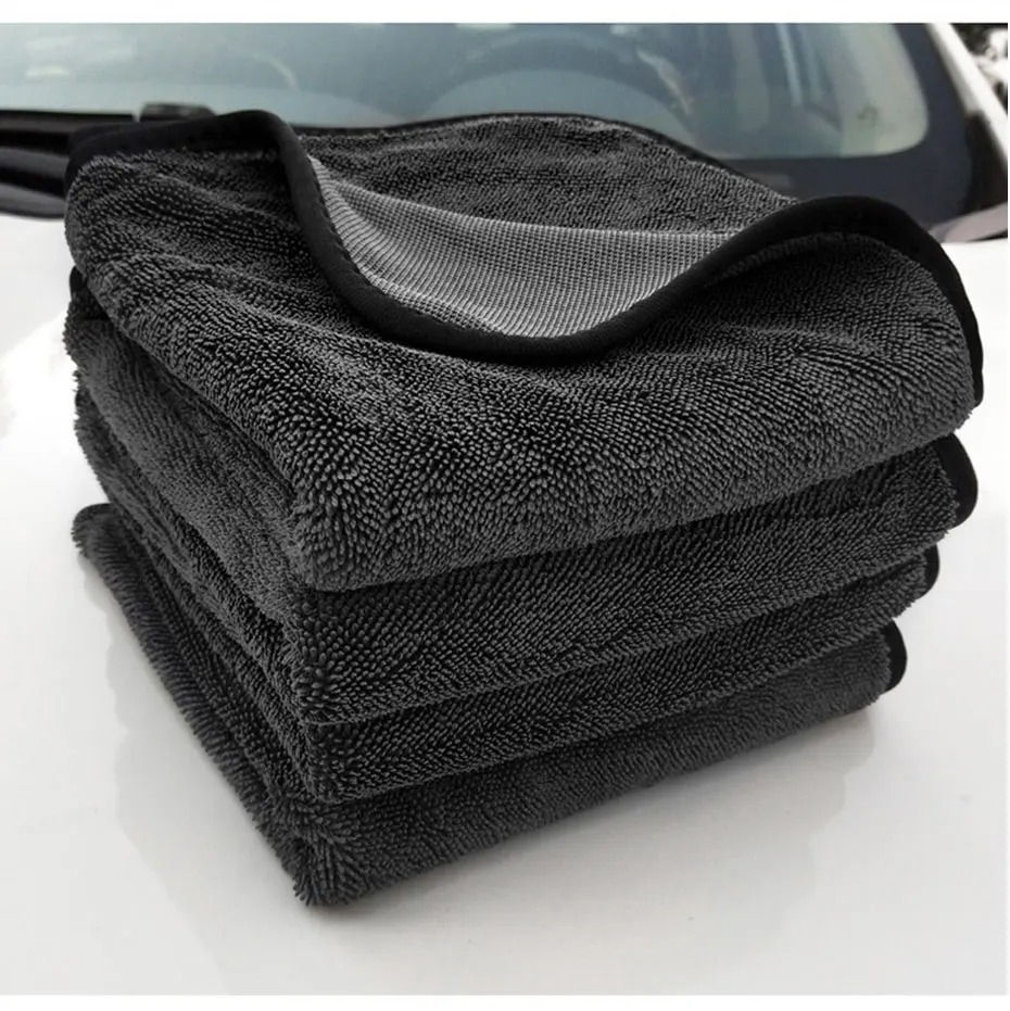 500GSM Ultra-Absorbent Microfiber Car Drying Towel Lint-Free Scratch-Free Cleani