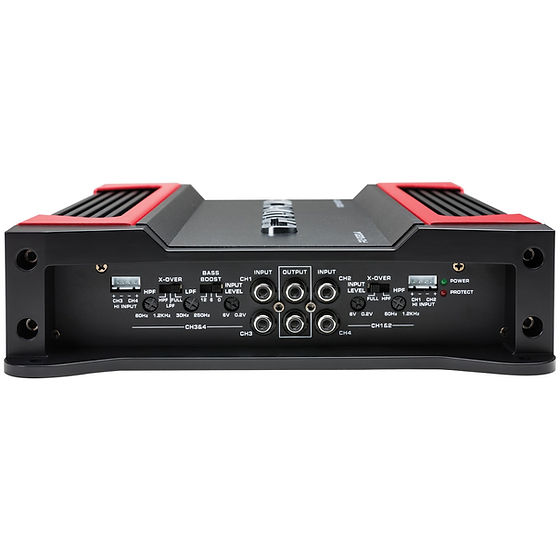 CRUNCH PZ-1020.4 4チャンネルアンプ 1000W Crunch Pz-1020.4 zone 1,000-watt 4-channel Class Ab Amp