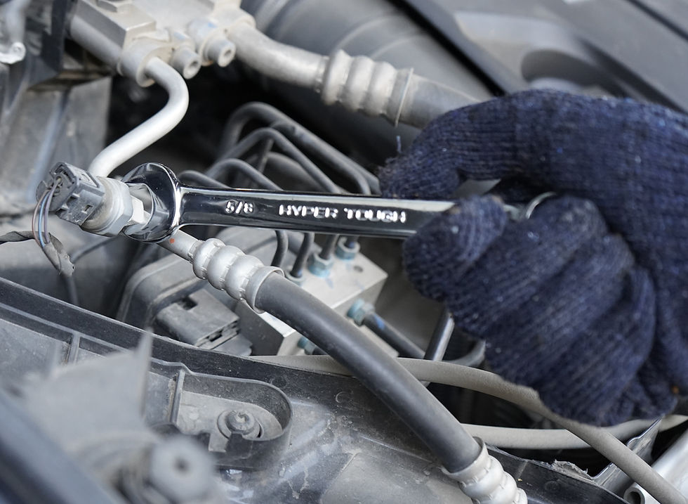 Thumbnail: Hyper Tough 12-Piece Combination Wrench Set - SAE