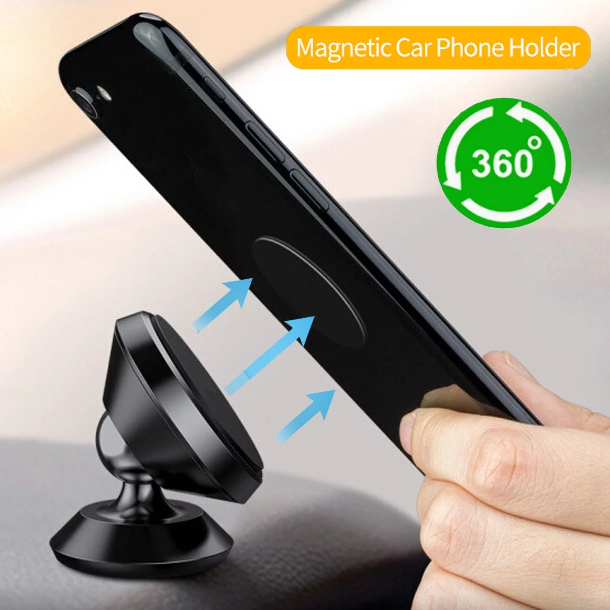 Magnetic Car Mount Air Vent Stand Cell Phone Bracket Holder for Iphone 7 plus 8
