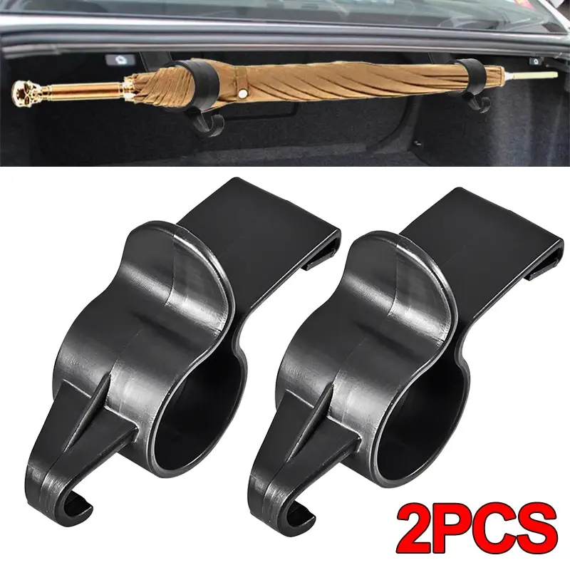 Thumbnail: Car Umbrella Holder Universal Car Trunk Umbrella Mount Towel Hanger Hooks Auto C