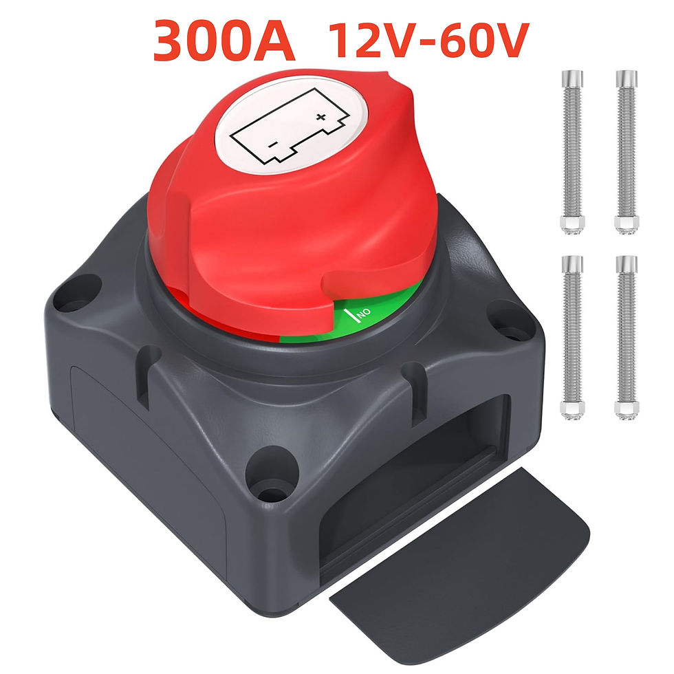 Thumbnail: Auto Battery Disconnect Switch 12V 24V Marine 200A 300A 600A Dual Battery Mass S
