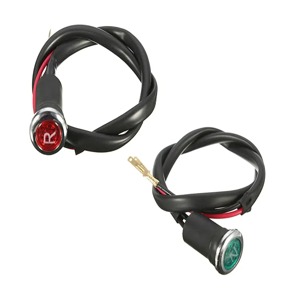 Thumbnail: 2PCS Neutral Reverse Light Gear N/R Indicator DC 12V Plastic for 50 110 125 150