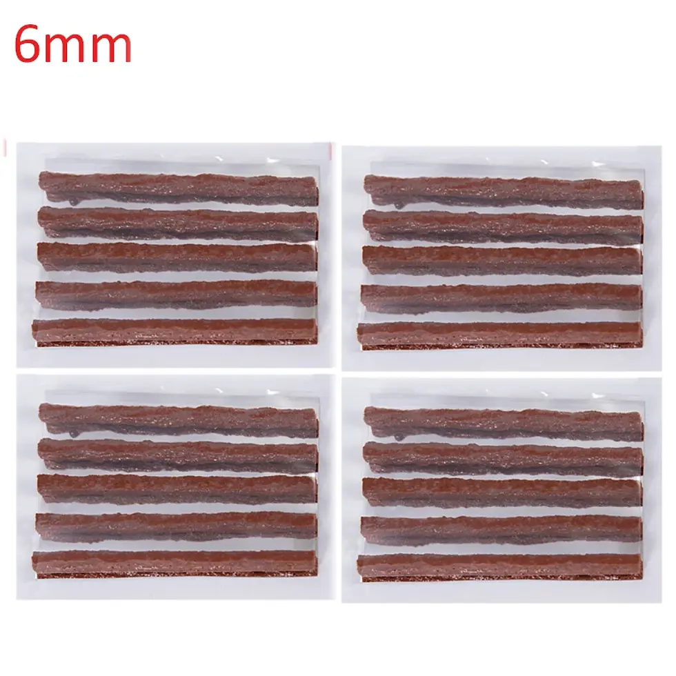 Thumbnail: Car Tire Repair Tool Set with Glue Rubber Stripes Tools for Motorcycle Bicycle T