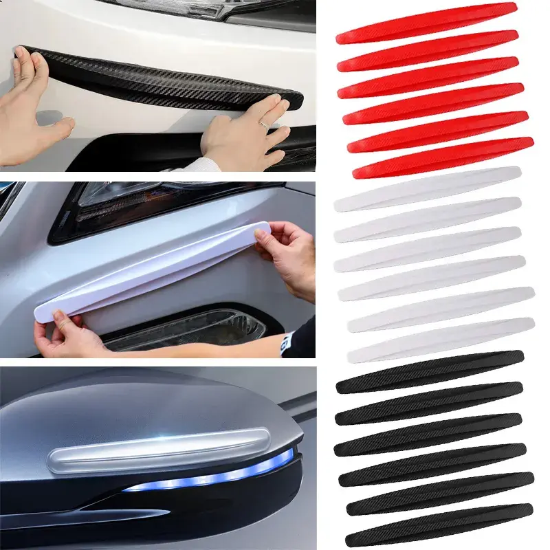 New 4\6 PCS Car Anti-collision Protection Decoration Strip Universal Front Rear