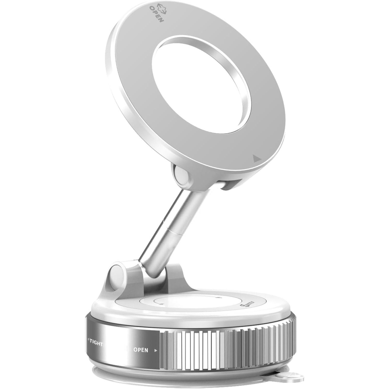 Vacuum Magnetic Phone Holder for Car Suction Cup Phone Mount Adjustable Suction