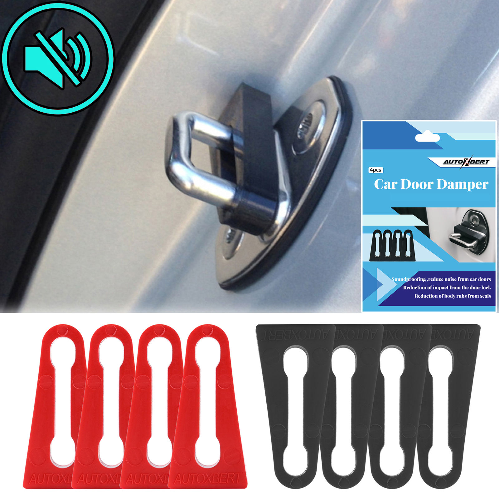 Door Lock Buffer Damper for Porsche Macan Cayman Cayenne Boxster 981 987 Soundpr
