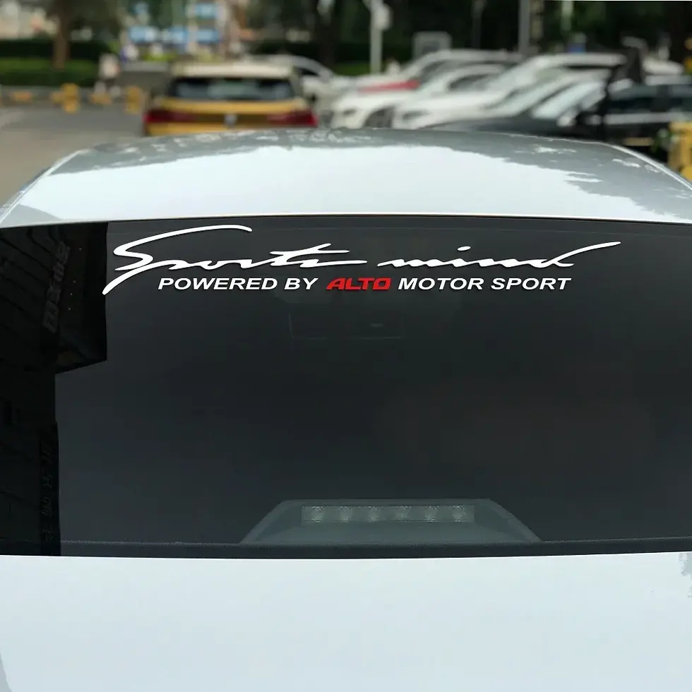 Thumbnail: Car Rear Front Windshield Sticker Decal For Suzuki Alto Baleno Grand Vitara Igni