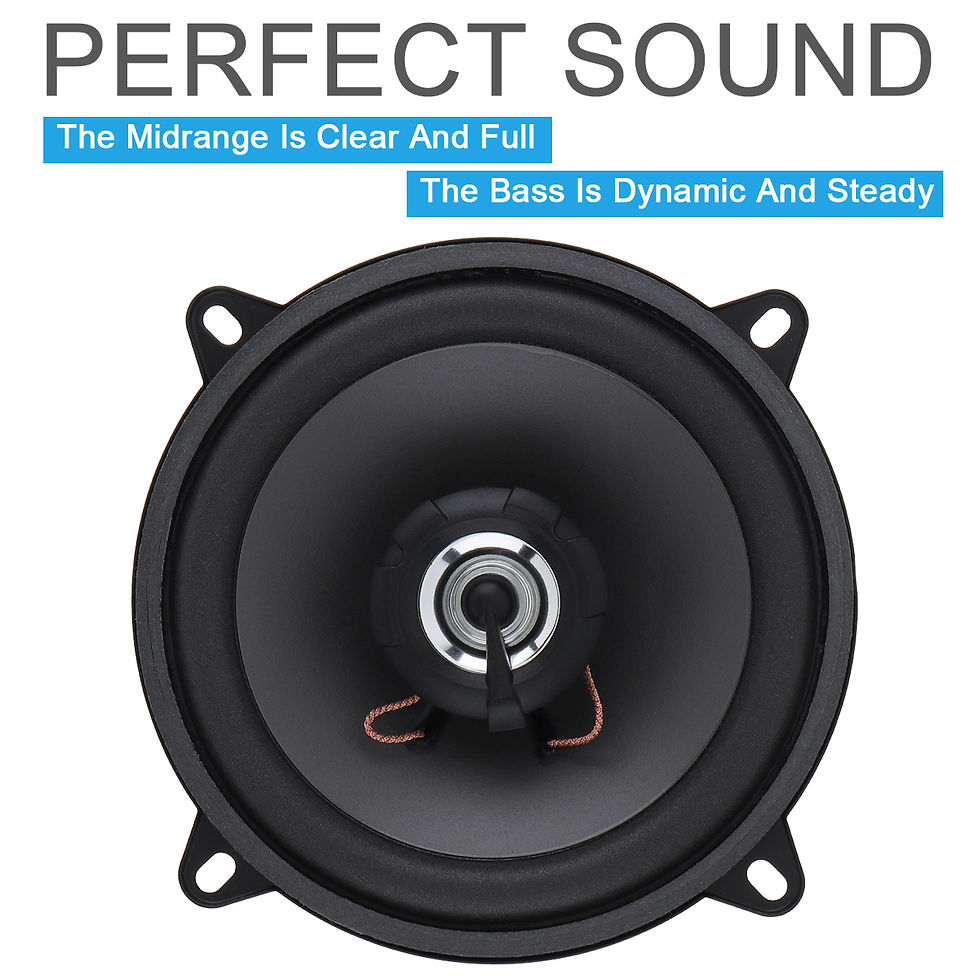 Thumbnail: 1 Piece 4 / 5 / 6.5 Inch Car HiFi Coaxial Speaker Universal Vehicle Door Auto Au
