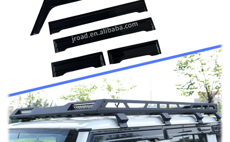 Premium Quality Jimny 5 Door Window Visor 6Pcs 4X4 Off Road Wind Deflectors For