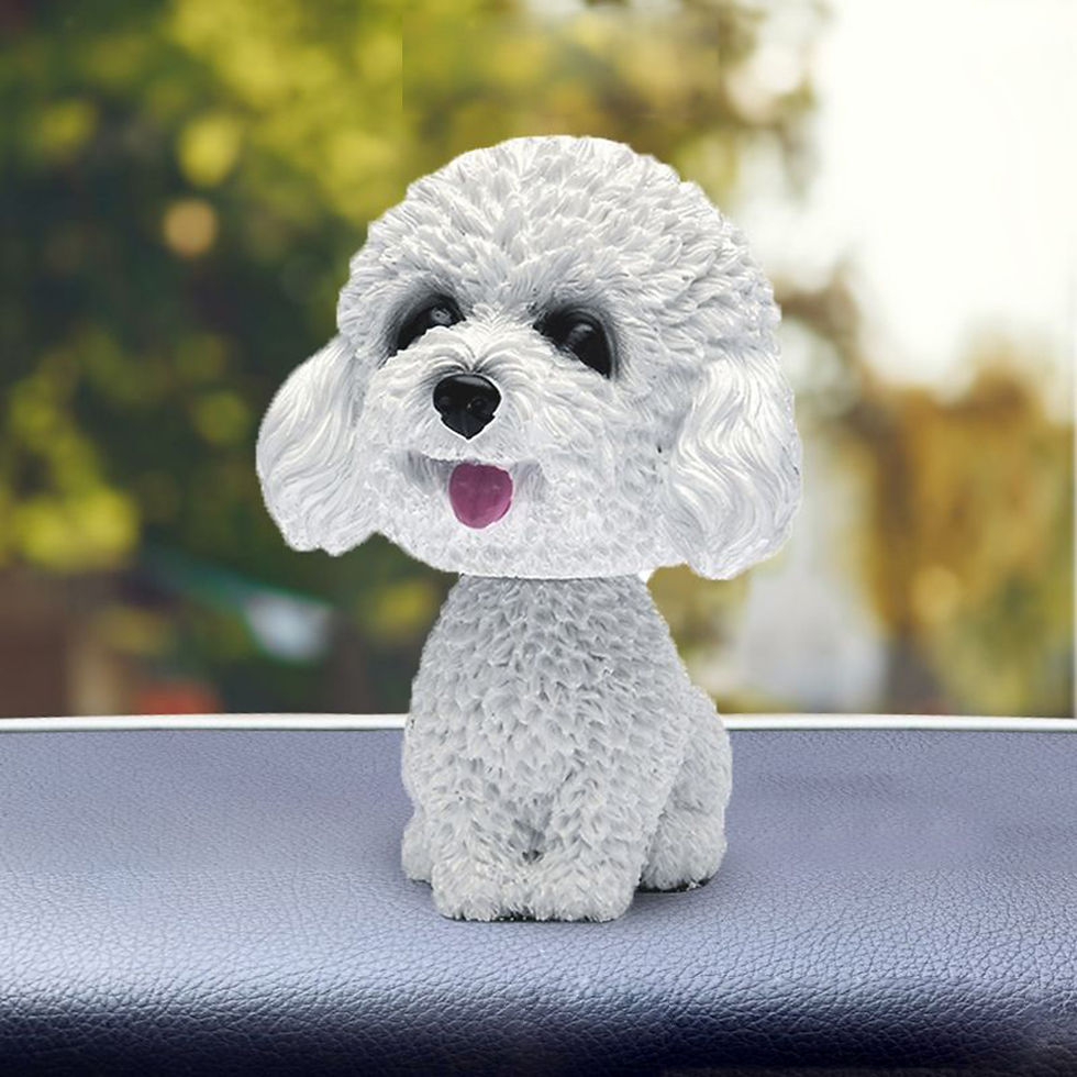Thumbnail: Shaking Head Dog Toy Car Ornaments Furnishing Articles Dashboard Doll Cute Noddi