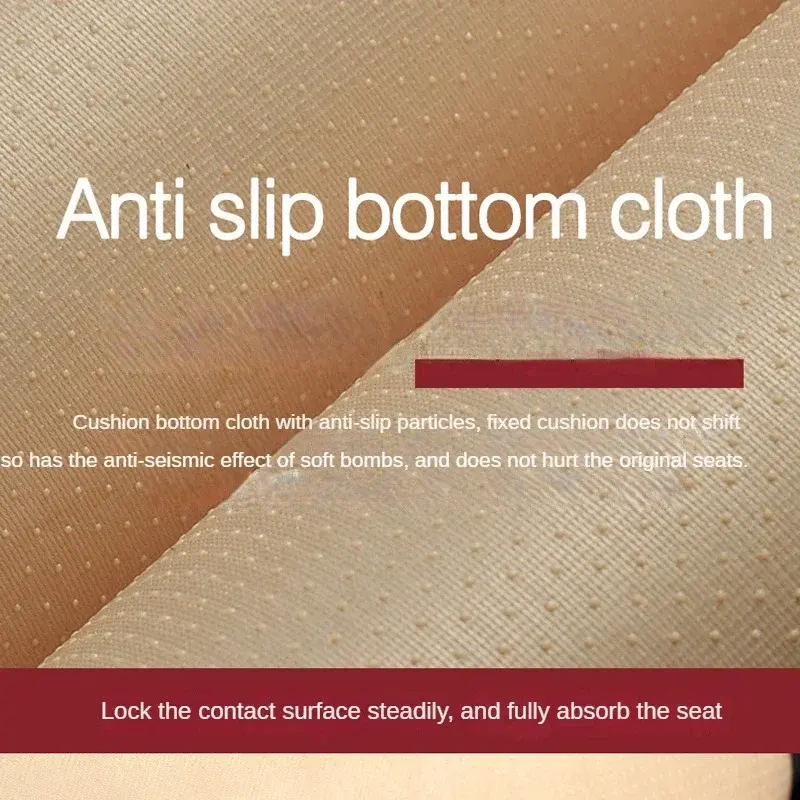 Thumbnail: Car Seat Cover Seat Back Cushion Pu Leather Minimalism Seat Cushion Universal So
