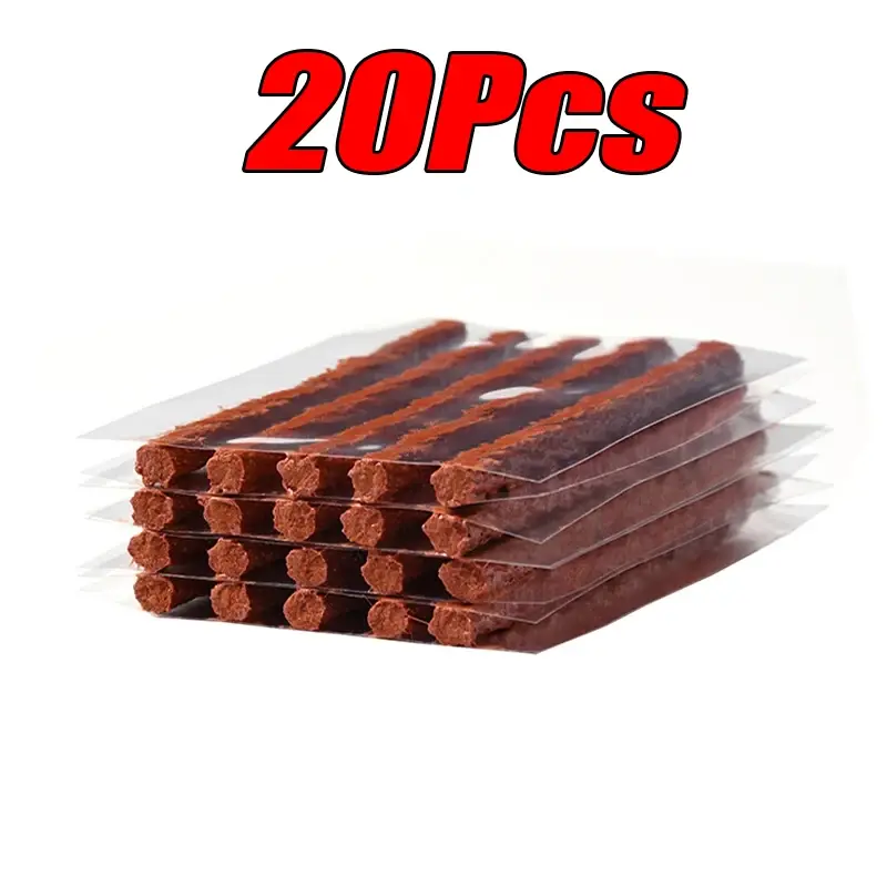 Thumbnail: 5-50Pc Car Tire Repair Tool Kit with Rubber Strips Tubeless Tyre Puncture Studdi